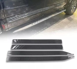 2021-2025 For Ford F-150 Carbon fiber Body Door Side Molding Trim Cover 4pcs - Foto 1 di 10