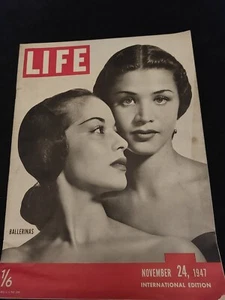 Vintage LIFE Magazine 24 NOVEMBER 1947 McCarthyism India Riot Inflation Kon-Tiki - Picture 1 of 17
