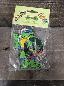 Teenage Mutant Ninja Turtles Christmas Ornament LEONARDO WREATH WAVE 1990  - Picture 1 of 2