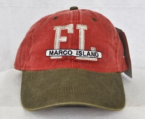 *MARCO ISLAND FLORIDA* Ball cap hat longer bill *OURAY 51005* - Picture 1 of 3