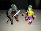 Tmnt 1988  Rocksteady & 1990 Mondo Gecko Action Figure Lot (2)