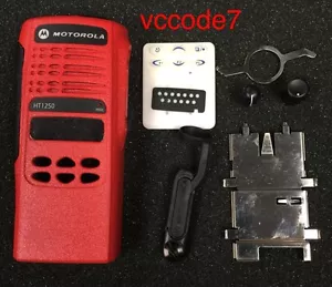 Motorola HT1250, LS, LS+ limited keypad refurb housing complete in (RED) - Picture 1 of 7