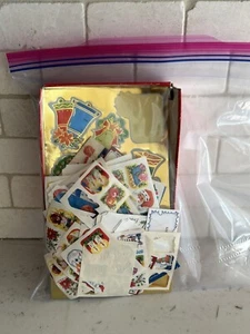 Lote de pegatinas navideñas vintage lamer palo de los ángeles de Santa Jesús LEER - Imagen 1 de 22