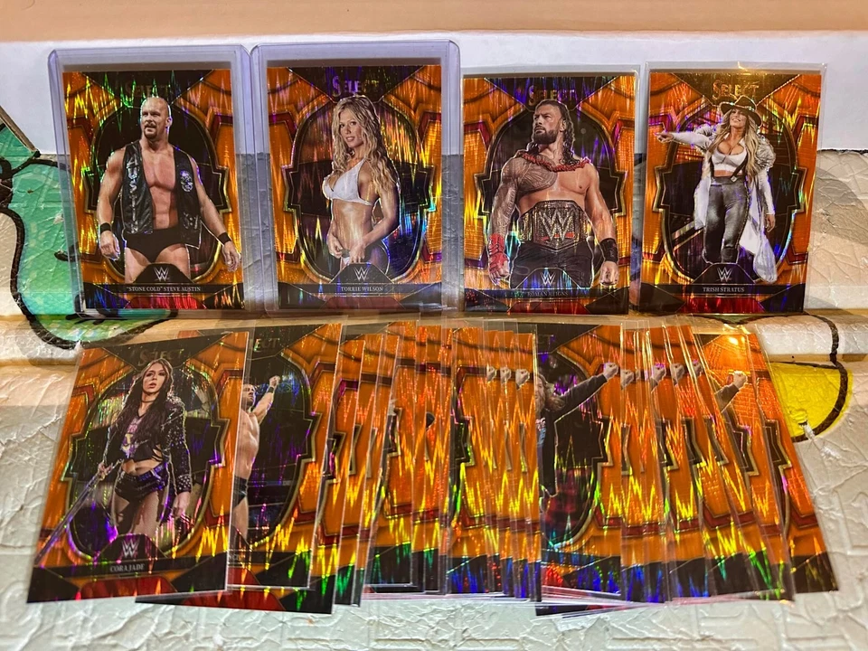 2023 Panini Select WWE Orange Flash Prizm Singles - Complete Your Set - Image 1 of 1