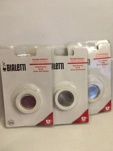 Bialetti Ricambi Originali 1 cup Gasket/filter set. New. 3X bundle. - Picture 1 of 6