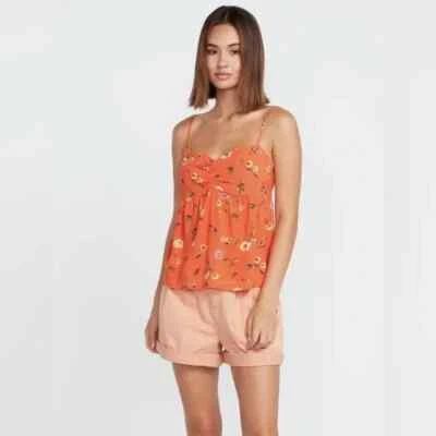 NWT VOLCOM MAHALO WOMENS SLEEVELESS CAMI TOP SIZE M - Image 1 of 4