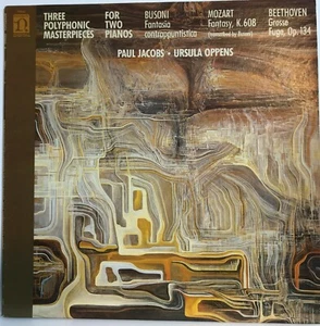 Vinyl :Paul Jacobs Ursula Oppens – Three Polyphonic Masterpieces For Two Pianos - Imagen 1 de 3