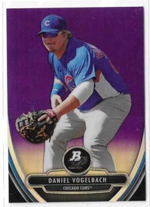 DANIEL VOGELBACH (RC) 2013 Bowman Platinum PURPLE REFRACTOR #BPCP75 Mets - Picture 1 of 1