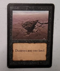 MTG Alpha Sinkhole - EX/VG; Light Play - Magic the Gathering - Picture 1 of 6
