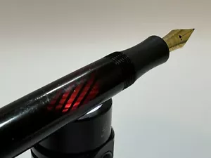 MEPHISTO ~L. C. HARDTMUTH ANTIQUE CELLULOID 14K-585 GOLD FOUNTAIN PEN - Picture 1 of 24