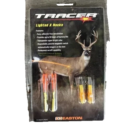 TRACER  LIGHTED H NOCKS  - 2 Pack Archery Bow Hunter #713508 - Image 1 of 1