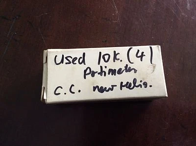 4-Clarostat  Potentiometer, CM38961 10k  19-8350, free shipping, 30 day warranty - Image 1 of 2