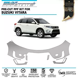 Front Bumper Stone Chip Guard PPF Paint Protection Film For Suzuki Vitara 19+ - Picture 1 of 3