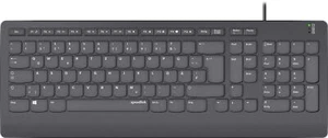 SPEEDLINK HI-GENIC Keyboard Tastatur Vollformat antibakteriell USB-A schwarz - Bild 1 von 5