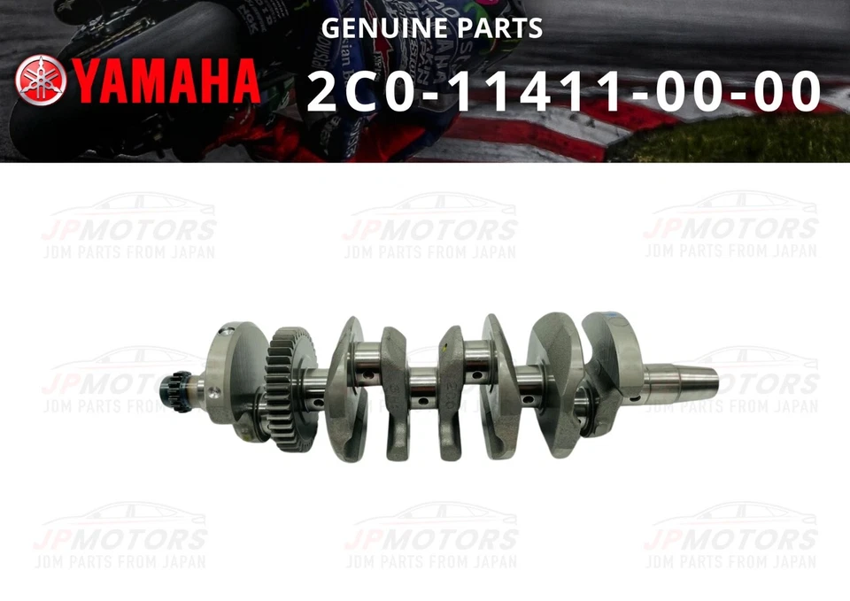 Cigüeñal Yamaha Genuino YZF-R6 2008-20 2C0-11411-00-00 2C0114110000 Japón Nuevo Foto 1 de 4