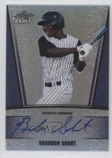 2011 Leaf Metal Draft Blue Prismatic /25 Brandon Short #AU-BS3 Auto
