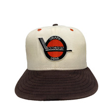 Omaha Lancers Hat Cap Fitted New Era Vintage Wool USHL Hockey Size 7 Retro