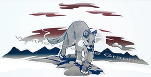 COUGAR PICTURE RV DECAL GRAPHIC WITH EXTRA FLAIRS! Made fresh shipped fast! - Picture 1 of 1