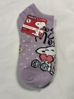 2 pairs PEANUTS womens no show low cut ankle socks size 9-11 show 4-10