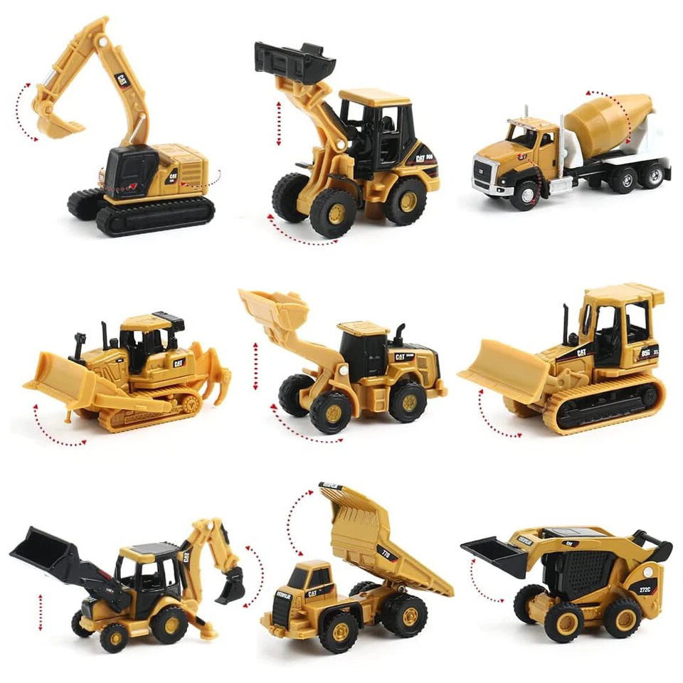 1/150 Alloy DieCast Mini Construction Truck Engineering Vehicle Model Collection - Image 1 of 4