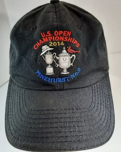US Open Championships 2014 Pinehurst No 2 Gorra de Golf Gorra de Béisbol Miembro USGA Negra - Imagen 1 de 7