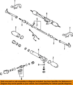 TOYOTA OEM 95-04 Tacoma Steering Gear-Outer Tie Rod End 4504739175 - Picture 1 of 1