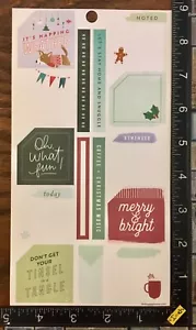 CHRISTMAS LABELS, THE HAPPY PLANNER, ONE SHEET BEAUTIFUL STICKERS #PEACE11 - Picture 1 of 2