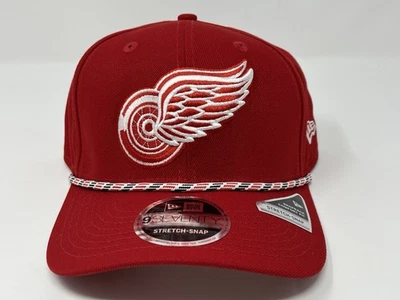 Sombrero ajustable New Era adulto Detroit Red Wings Multi cuerda 9SEVENTY elástico a presión Foto 1 de 4