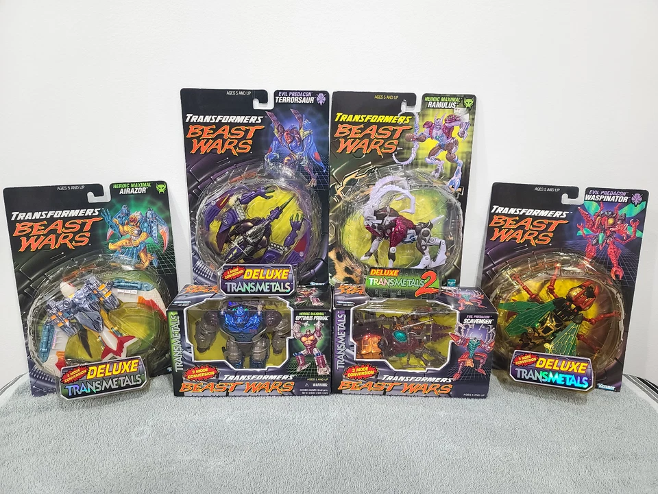 Transformers Beast Wars Transmetals Lot Rare Optimus Primal MISB MOSC SEALED - Image 1 of 2