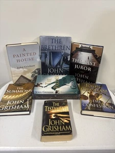 John Grisham Books Lot of 8 Some First Edition Mixed Lot 7 Hardcover 1 Paperback - Picture 1 of 22