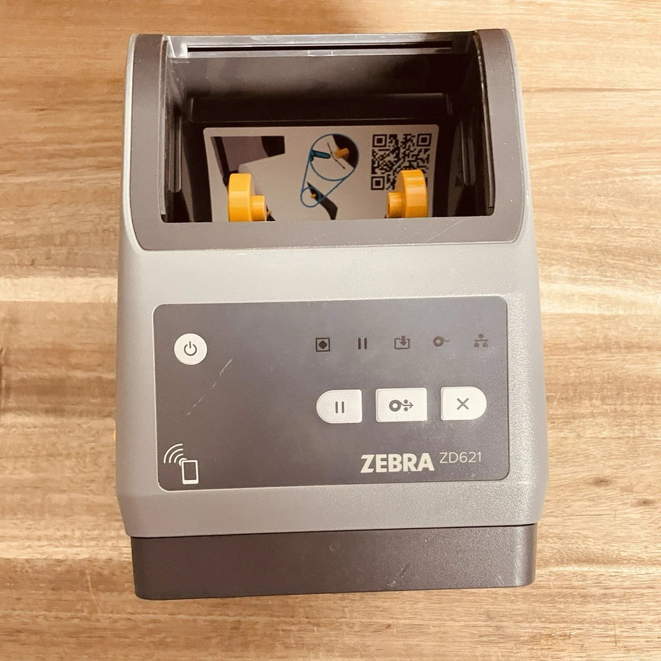 Zebra ZD621 Direct Thermal Label Printer ZD6A042-D21F00EZ 200 dpi *READ* - Image 1 of 4