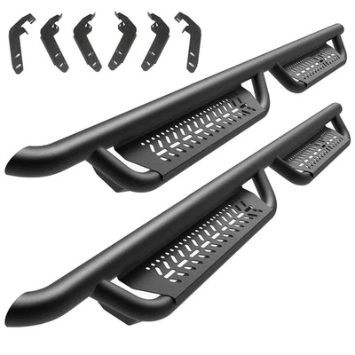 Running Boards fit for 2015-2025 Chevy Colorado & GMC Canyon Crew Cab Two Stairs - Image 1 of 4