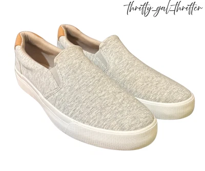 Keds Pursuit Slip-On Sneakers WF67741 Gray Tan Womens 13 Mens 11 Casual Comfort - Image 1 of 4