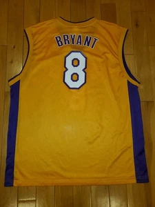Vintage Reebok Kobe Bryant Los Angeles Lakers #8 Herren NBA Team Replica Trikot XL - Bild 1 von 18