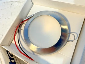 IMTRA Sigma Small PowerLED Brushed SS, Warm White, 10-40ac/dc Interior Light - Picture 1 of 5