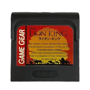 THE LION KING DISNEY GAME GEAR GG SEGA JAPANESE GAME CARTRIDGE - Picture 1 of 1