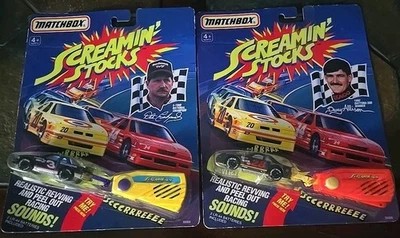 Matchbox Screamin’ Stocks #3 Dale Earnhardt y #28 Davey Allison nuevo en caja Foto 1 de 4