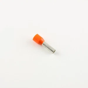 12 Ga. Orange Insulated Ferrules, 0.39" Pin Lg. - (pack of 100) - Picture 1 of 2
