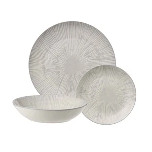 Alex Liddy Arden 12 Piece Dinner Set - Ash - Picture 1 of 6