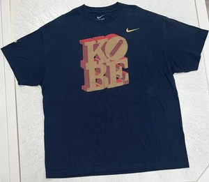 Kobe Nike T Shirt Men’s 2XL Navy Blue Loose Fit Short Sleeve Casual Active - Picture 1 of 8