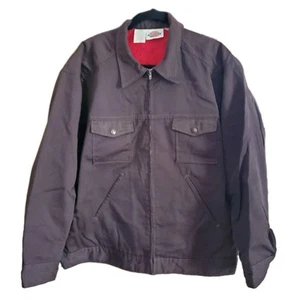 NWOT 80s Dickies BR Work Jacket Coat Mens 48 Lined Trucker Garage Ranch Cowboy - Picture 1 of 9