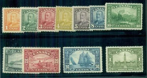 CANADA #149-59, Complete set, og, hinged, VF, Scott $743.15 - Picture 1 of 1