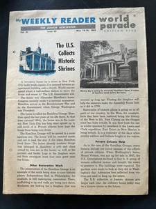 My Weekly Reader Children's Newspaper May 1963 Hamilton Space Needle News Report - Picture 1 of 15