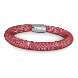 Bracciale SilverDream glitter mini cristalli rosa 20 cm braccialetto donna SDA050A0 - Foto 1 di 7