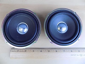 Coppia Micro Altoparlanti Philips 4,25" pollici 8 Ohm Full Range BoomBox - Foto 1 di 3