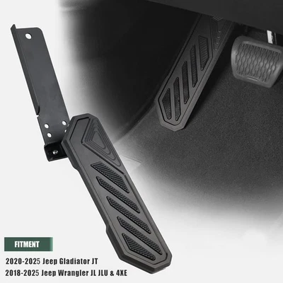 Dead Pedal Driver Foot Rest Pad Fit for 2018-2025 Jeep Wrangler JL Gladiator JT — 第 1/4 张图片