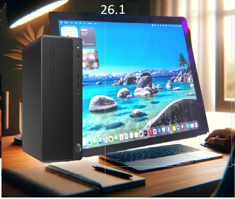 PC HACKINTOSH GAMING MacOS Tahoe  AMD RYZEN 5 AMD RX 560 4GB  RAM 16G WIFI Win11 - Immagine 1 di 4