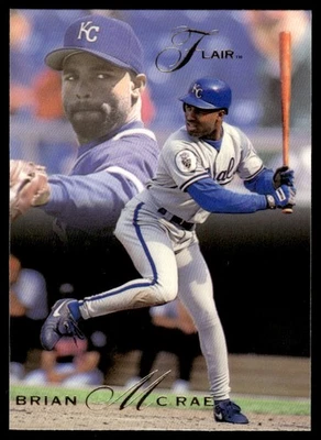 1993 Flair Brian McRae Kansas City Royals #221 17251 - Image 1 of 2