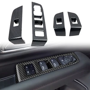 for Chevrolet Suburban 2021-2024 Car Door Window Lift Switch Button Cover 4pcs - Foto 1 di 8