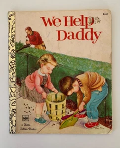 Little Golden Book We Help Daddy by Mini Stein (PB 1977) Vintage Storybook - Picture 1 of 11